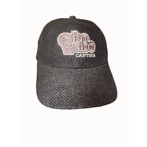 Cabo Wabo Cantina Black Mesh Baseball Cap Adj. Sammy Hagar